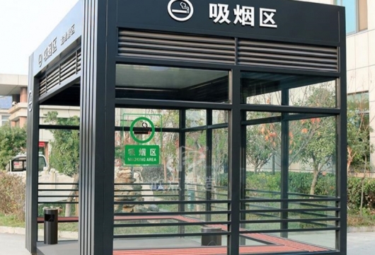工廠和園區(qū)室外吸煙亭都長什么樣？